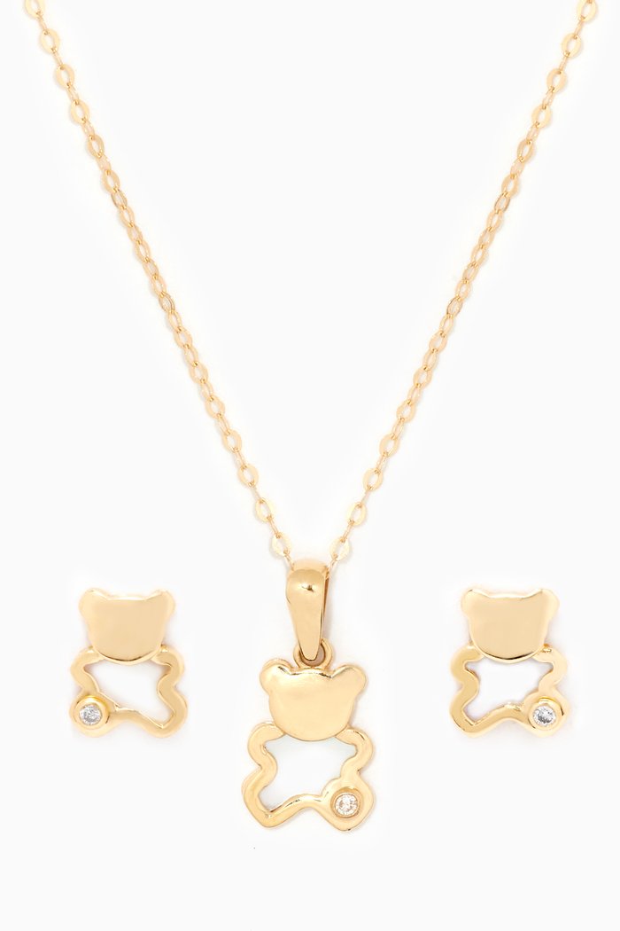 

Bear Diamond Set in 18kt Yellow Gold