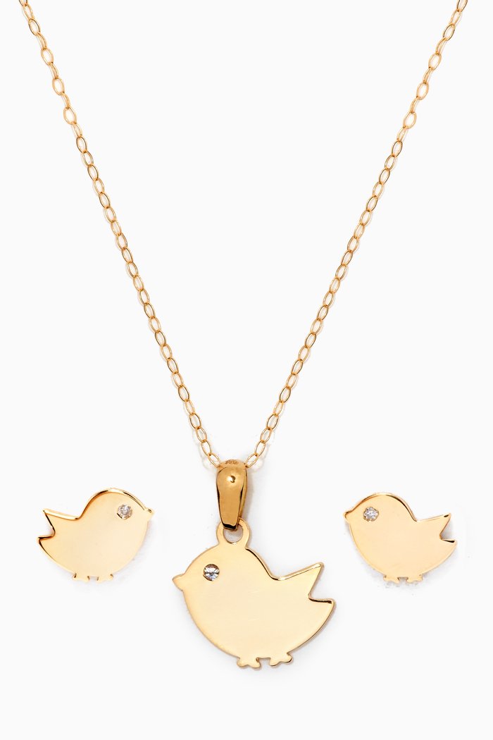 

Bird Diamond Set in 18kt Yellow Gold
