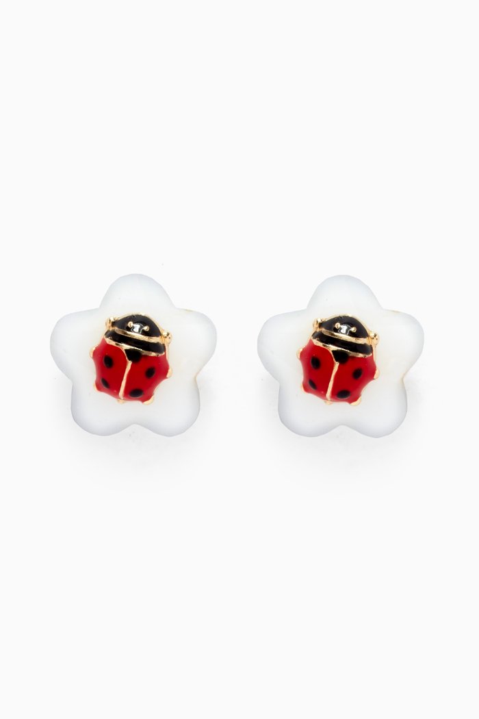 

Ladybug Stud Earrings in 18kt Yellow Gold