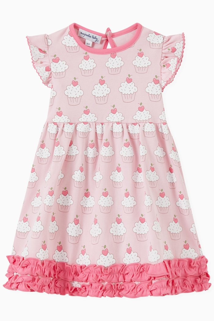 

Baby Cake Dress in Pima Cotton, Pink