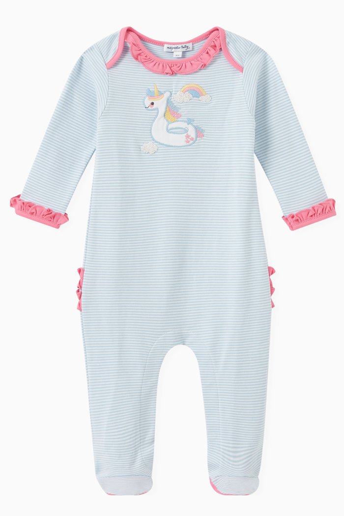 Unicorn Floatie Pyjama in Cotton, Pink