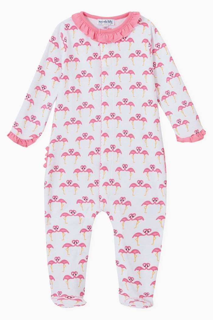 

Pinky Print Pyjama in Pima Cotton, Pink
