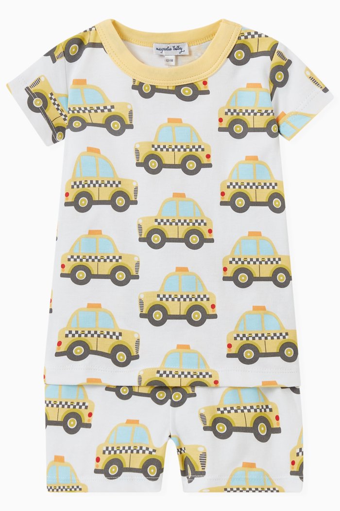 

Taxi Romper in Pima Cotton, Yellow