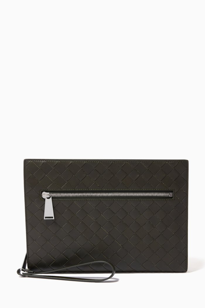 

Document Case in Intrecciato Nappa, Brown