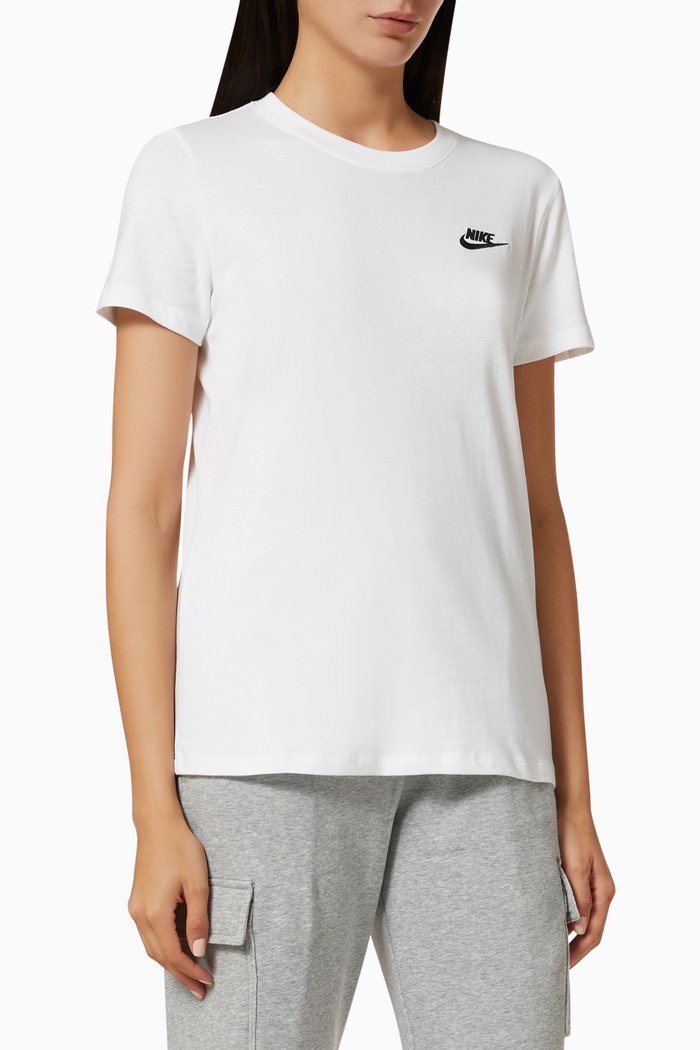 

Sportswear Club T-Shirt in Cotton, White