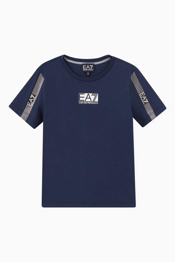 

Logo T-Shirt in Cotton, Blue