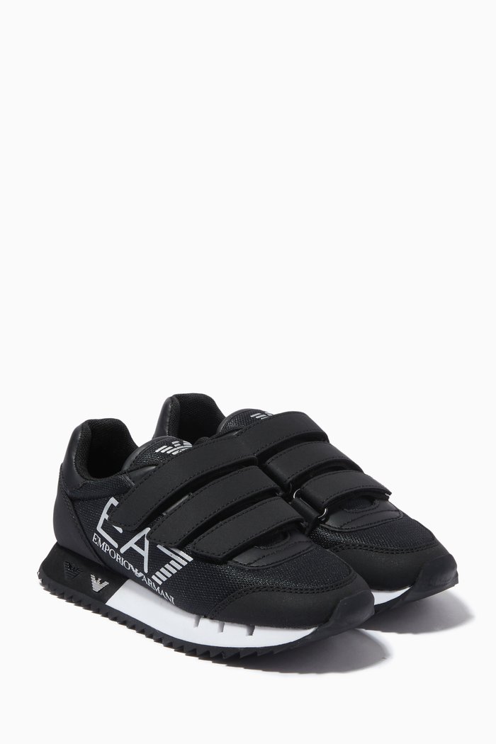 

EA7 Print Strap Shoes, Black