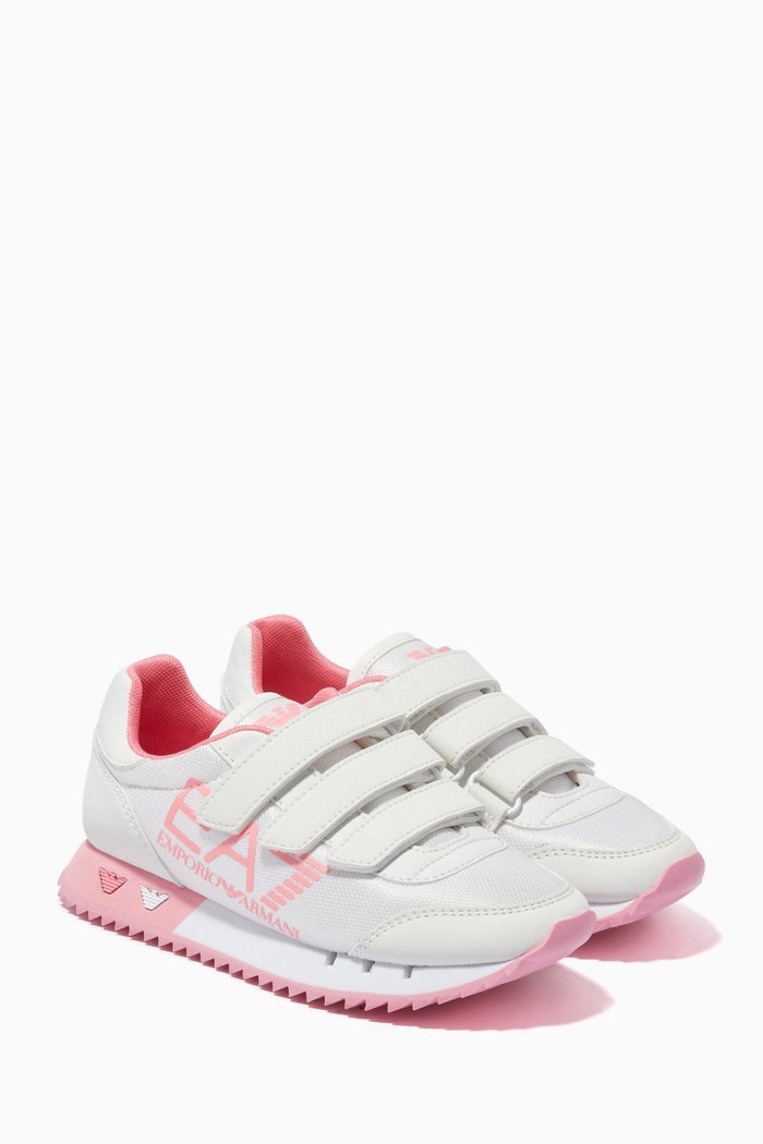 

EA7 Print Strap Shoes, Pink