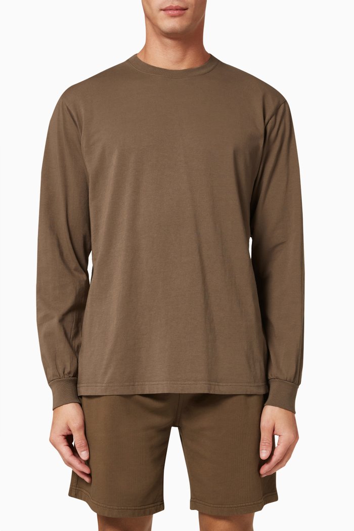 

Classic T-shirt in Organic Cotton, Brown