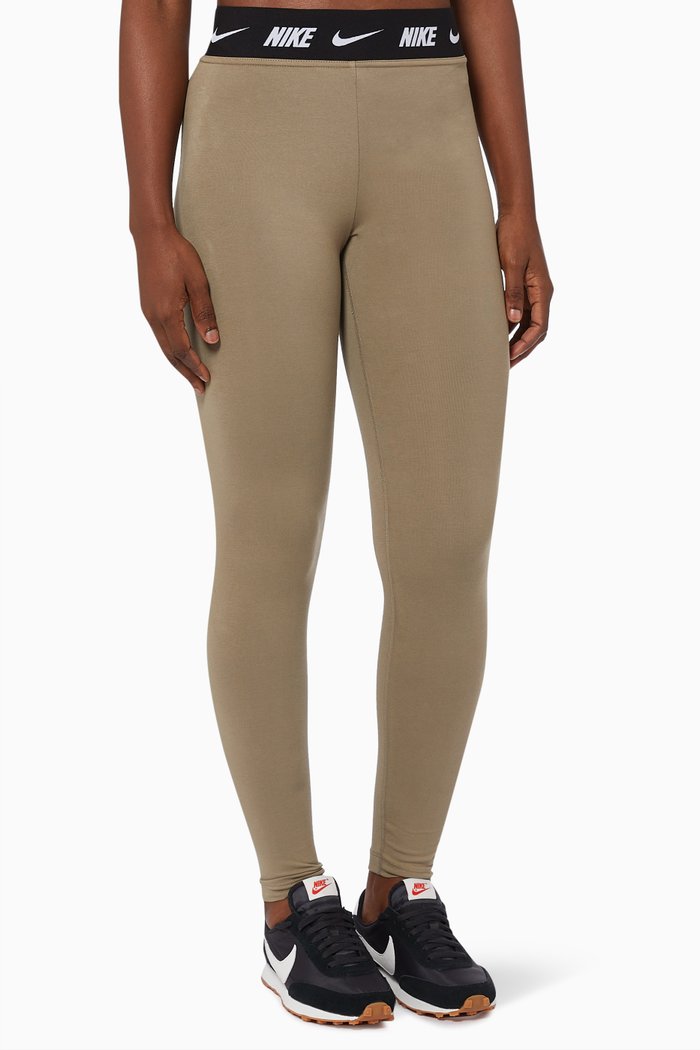 Sportswear Club High Waisted Leggings, Brown