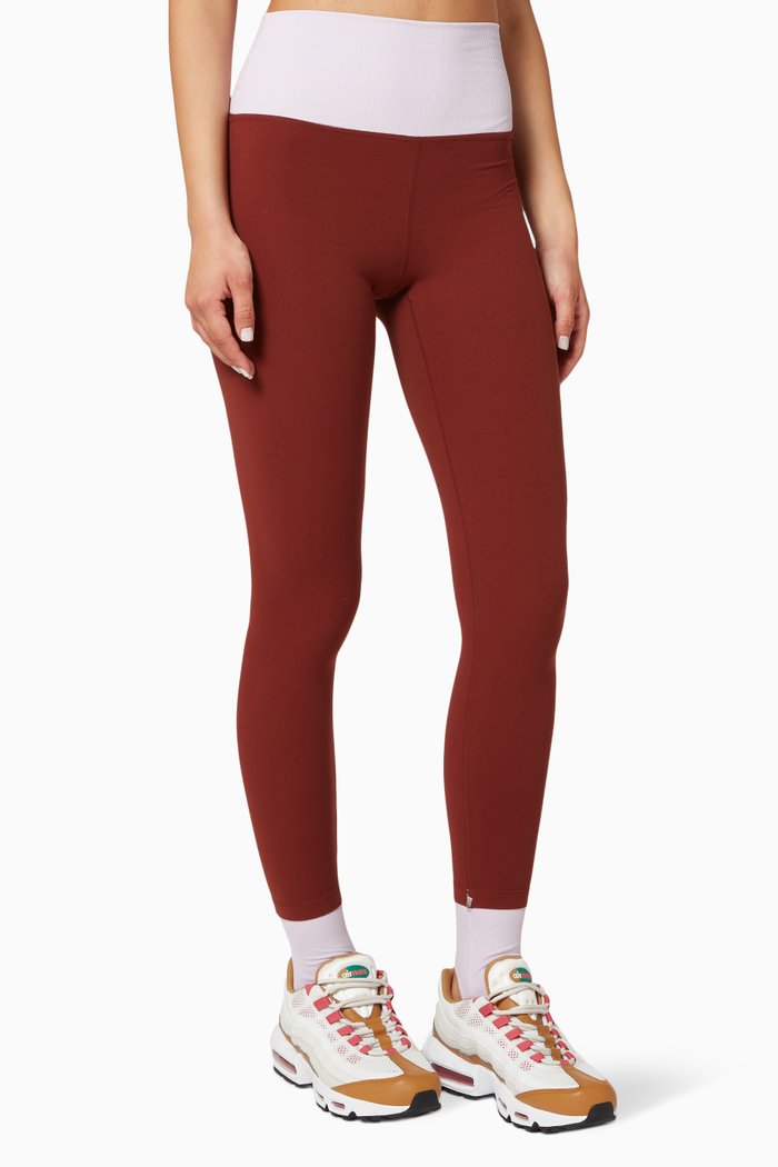 

Luxe 7/8 Leggings in Stretch Jersey, Brown