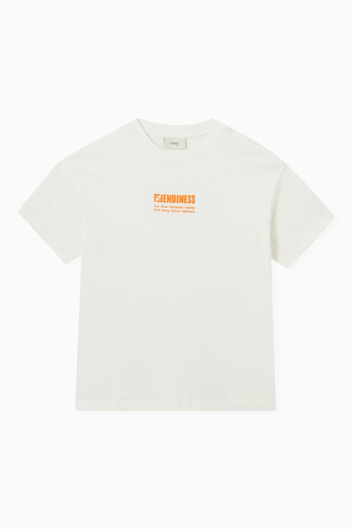 

Fendiness Print T-shirt in Cotton, White