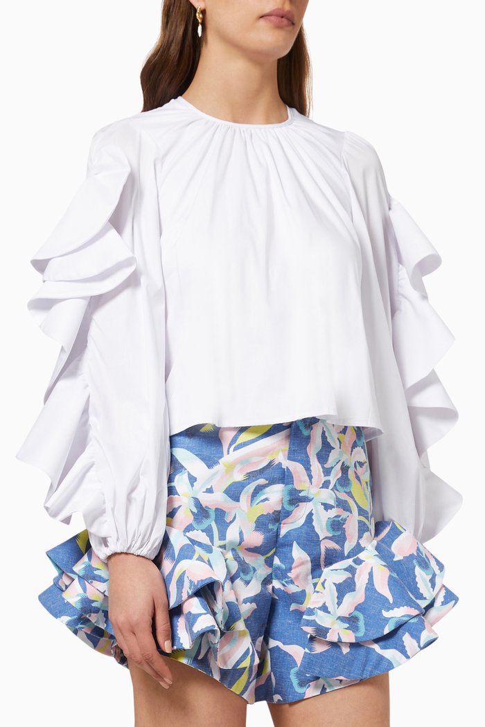

La Sabana Top in Viscose, White