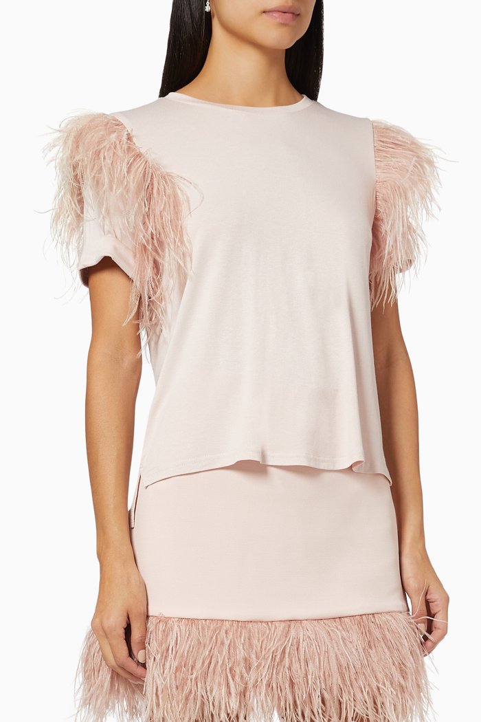 

Sauce T-shirt in Cotton, Pink
