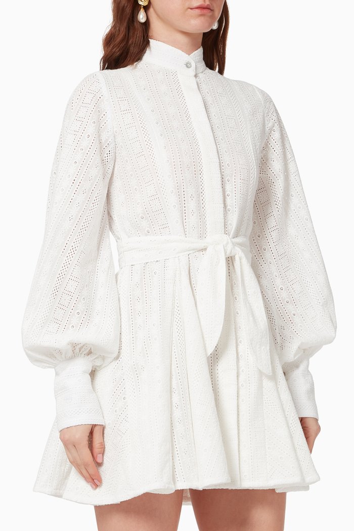 

Amorio Dress in Cotton, White