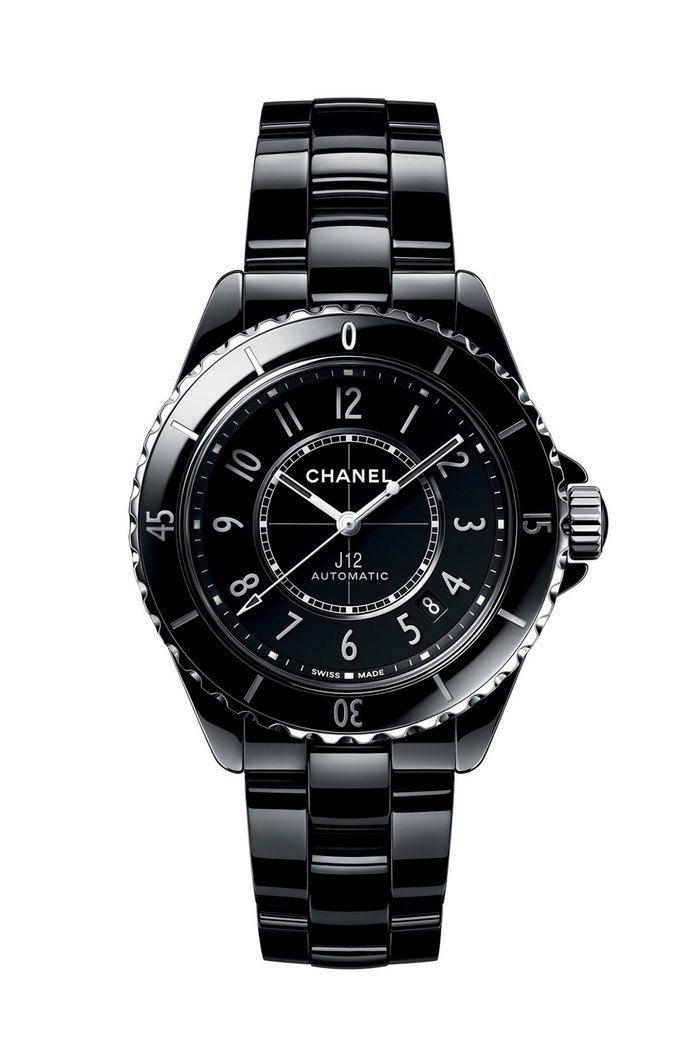 

Black highly resistant ceramic and steel