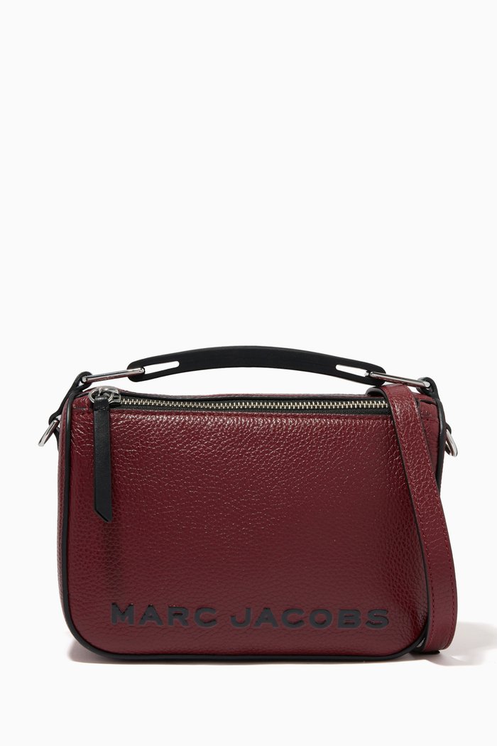 

The Softbox Tote Bag in Leather, Burgundy