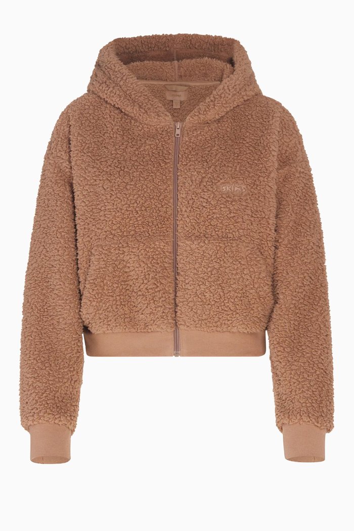 

Teddy Zip Up Hoodie, Neutral