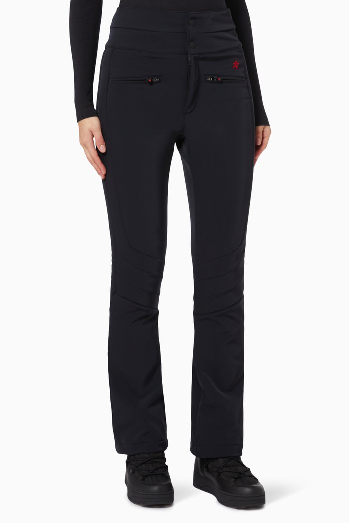 

Aurora High Waist Flare Pants in Toray Dermizax™, Black