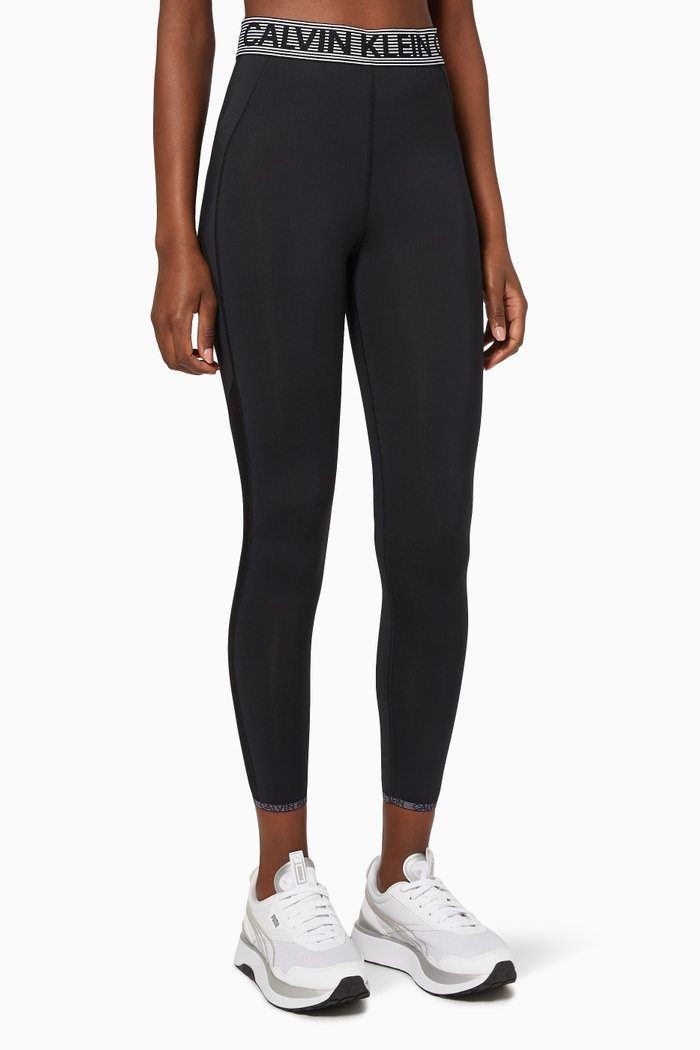 

Gym Leggings in Technical Stretch Blend 7/8, Black