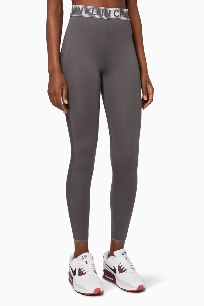 

Gym Leggings in Technical Stretch Blend 7/8, Grey