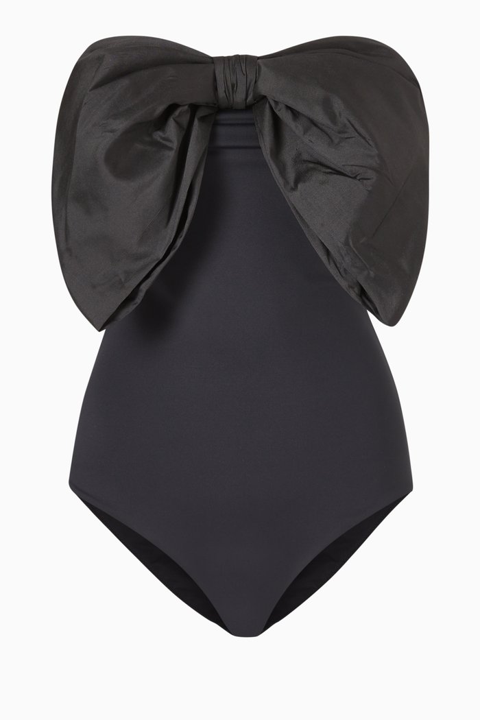 

Big Bow Swimsuit, Black