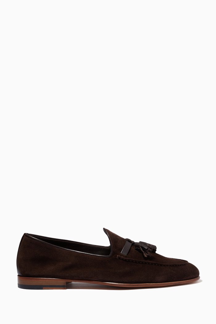 

Alberto Loafers in Suede, Brown