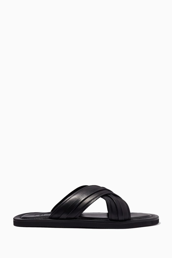 

Gabriel Sandals in Leather, Black