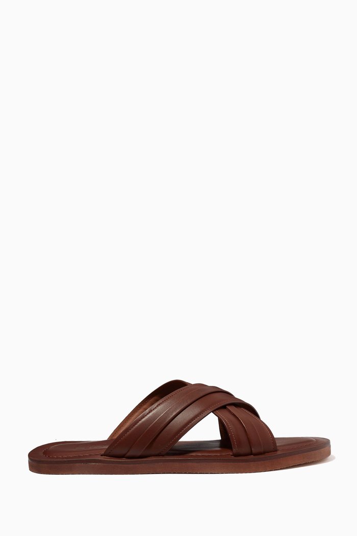 

Gabriel Sandals in Leather, Brown