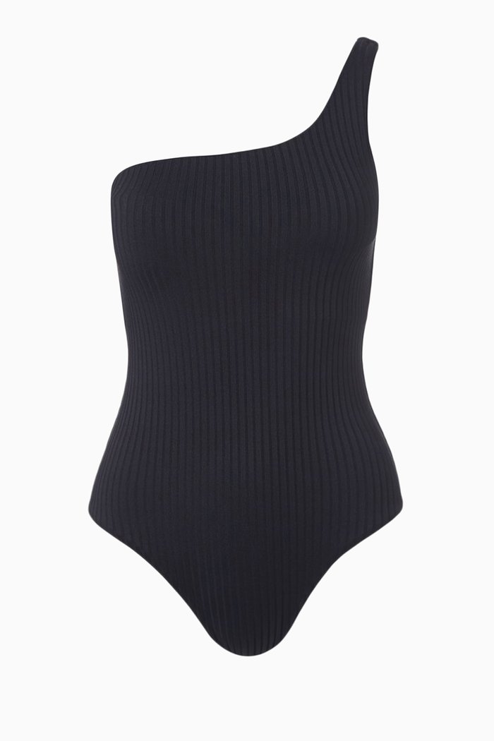 

Palermo Ribbed Swimsuit, Black