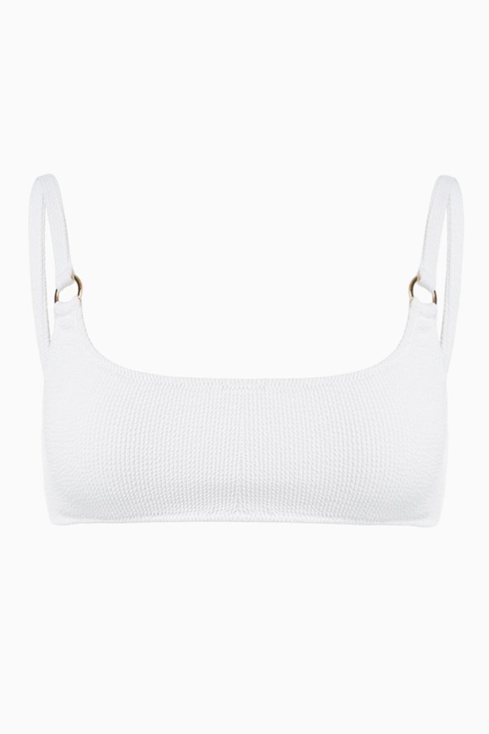 

Bari Bralette Bikini Top, White