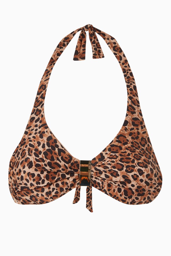 

Provence Bikini Top, Brown