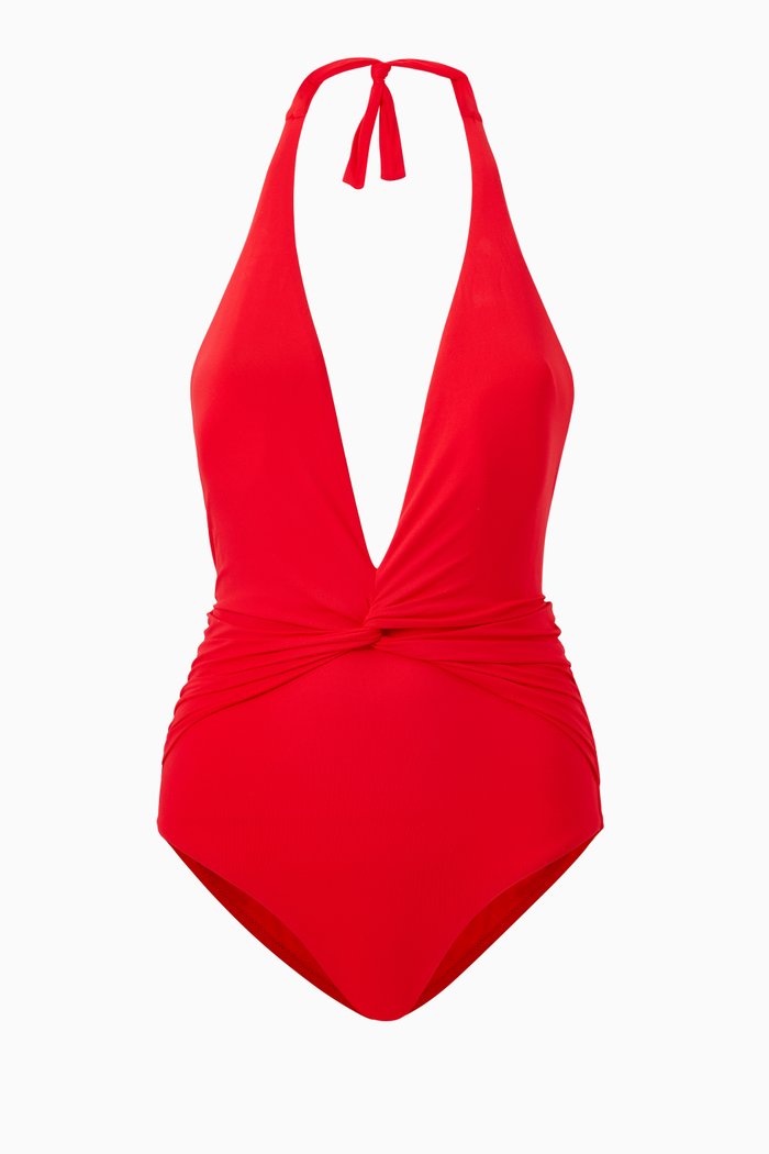 

Tahiti Knot One Piece, Red