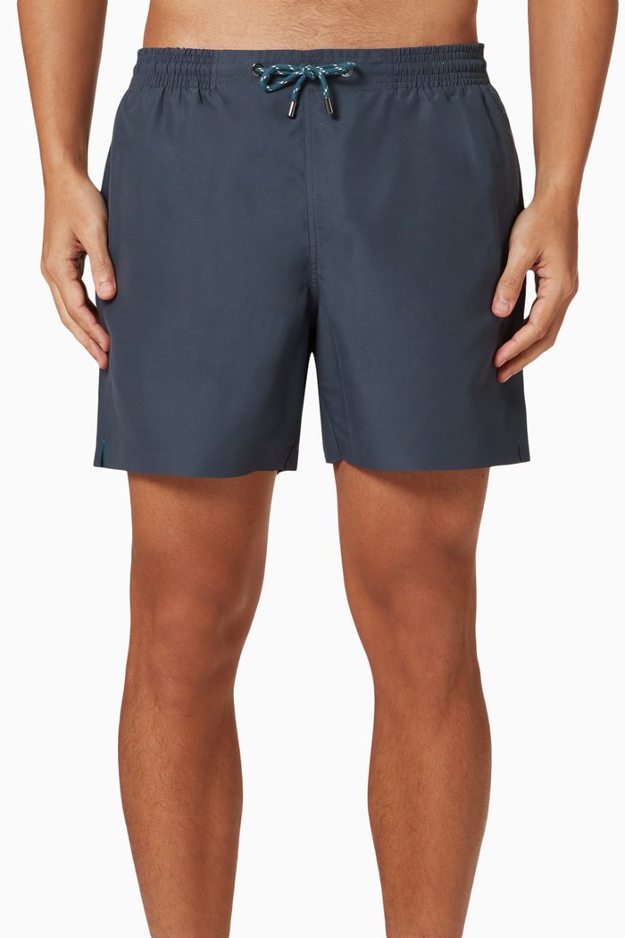 

Classic Mid-Length Swim Shorts, Grey