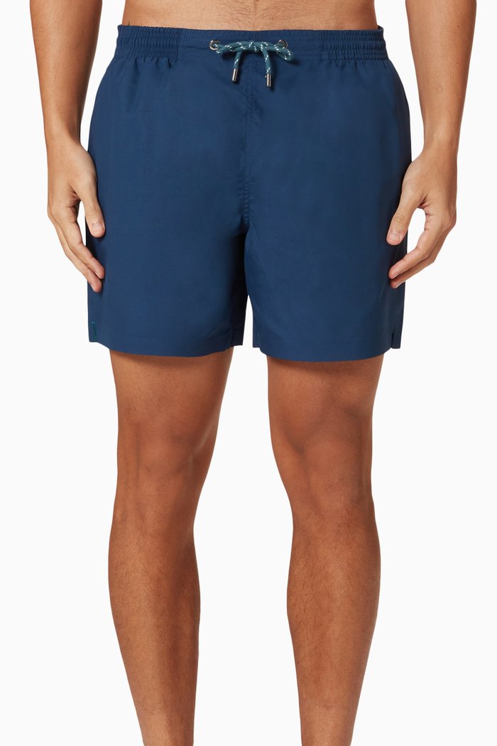 

Classic Mid-Length Swim Shorts, Blue