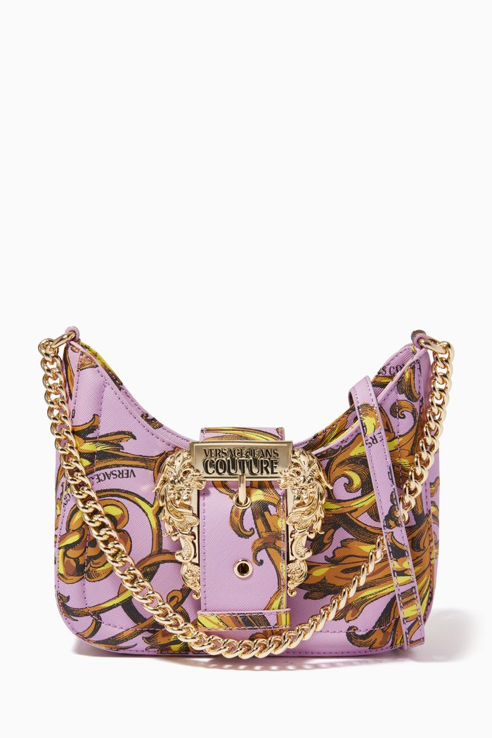 

Couture 01 Crossbody Bag in Regalia Baroque Print PU, Purple
