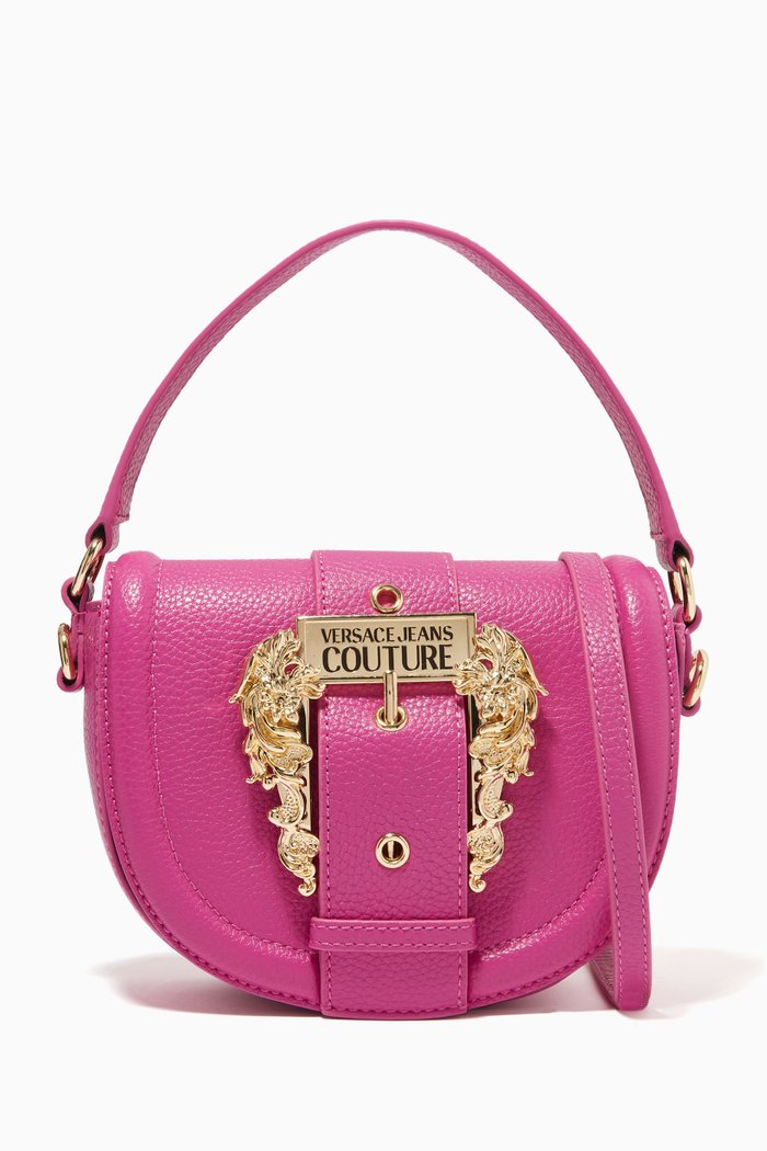 

Logo Crossbody Bag in PU, Pink