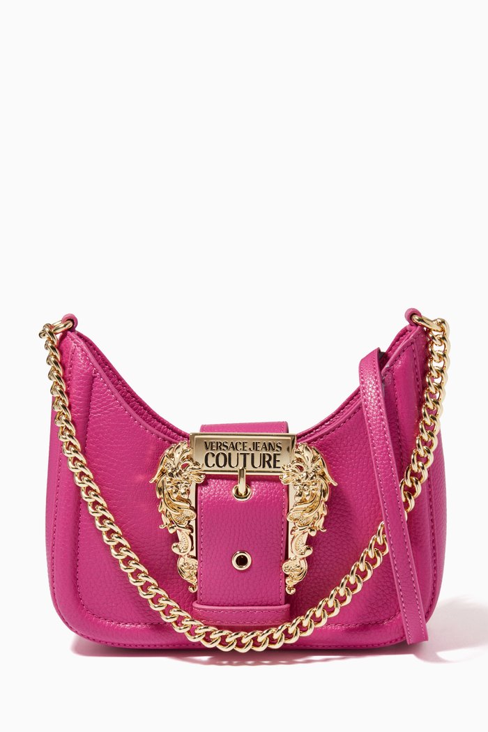 

Couture 01 Crossbody Bag in Faux Leather, Pink