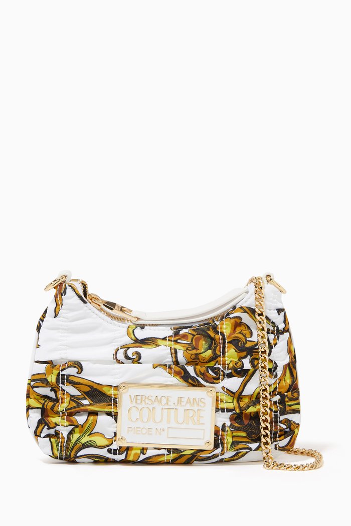 

Regalia Baroque Crossbody Bag in Nylon, White