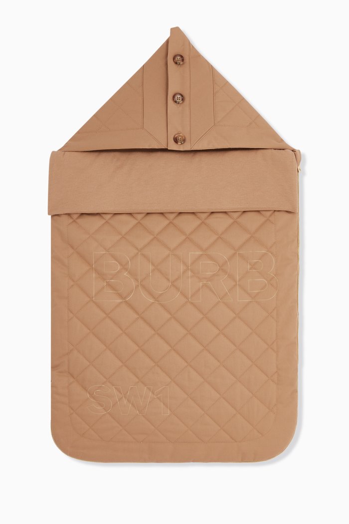 

Quilted Blanket in Cotton, Neutral