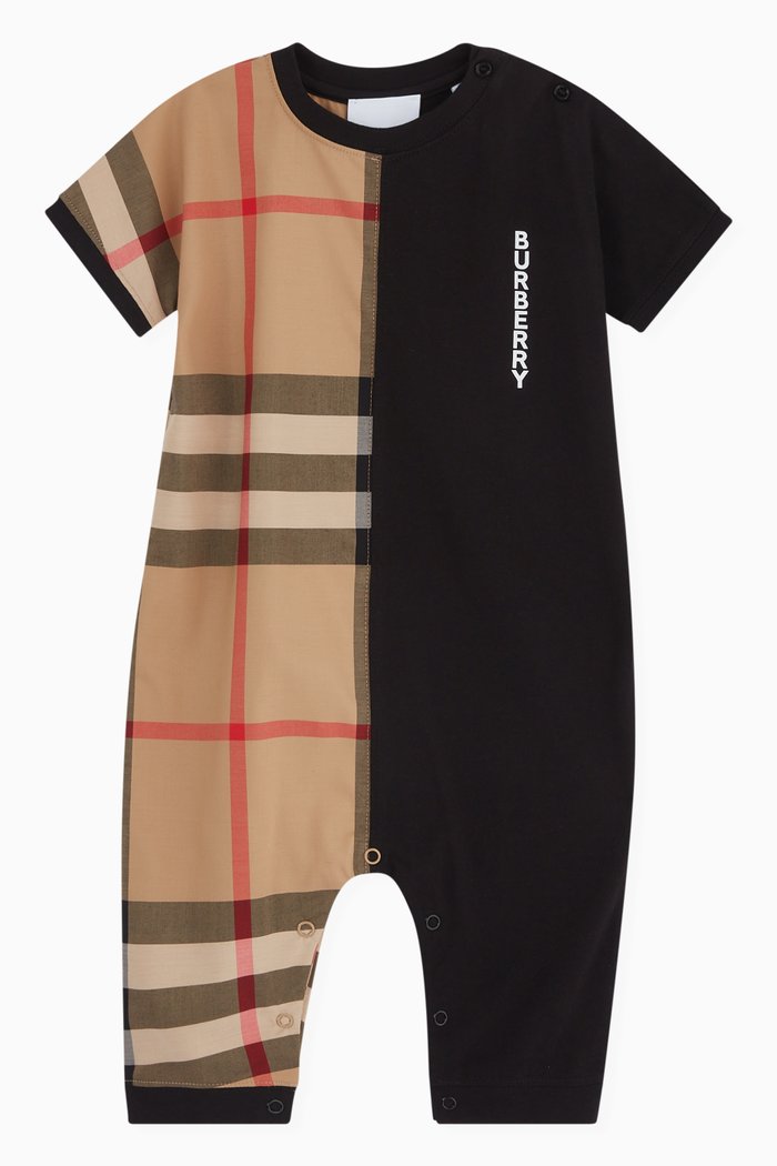 

Lennox Romper in Cotton Jersey, Black