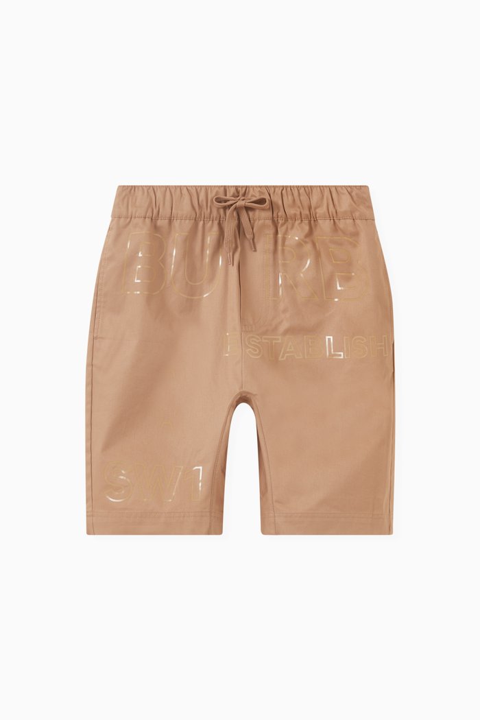 

Tonal Shorts in Cotton, Neutral
