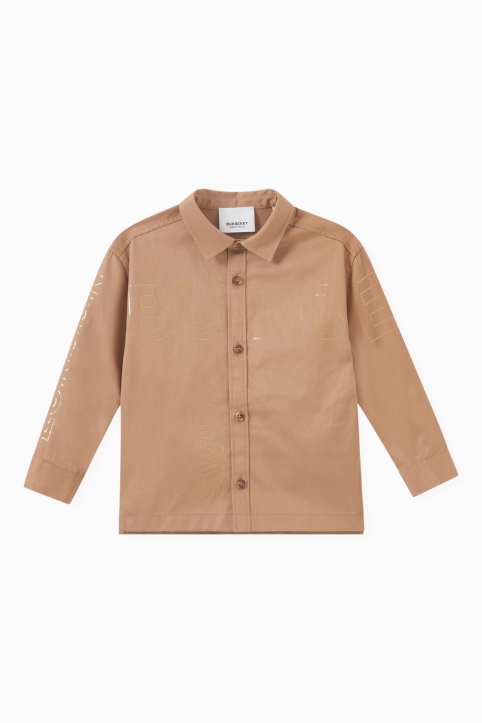 

Tonal Shirt in Cotton, Neutral