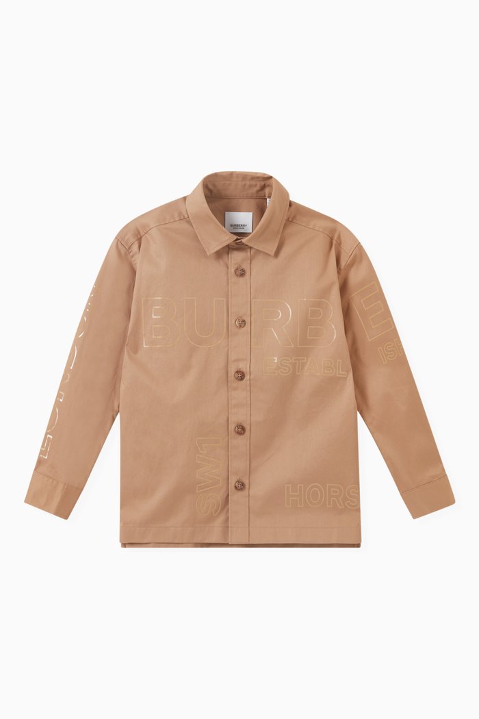 

Tonal Shirt in Cotton, Neutral