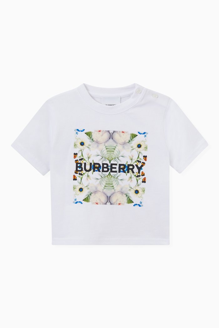 

Montage Print T-shirt in Cotton Jersey, White