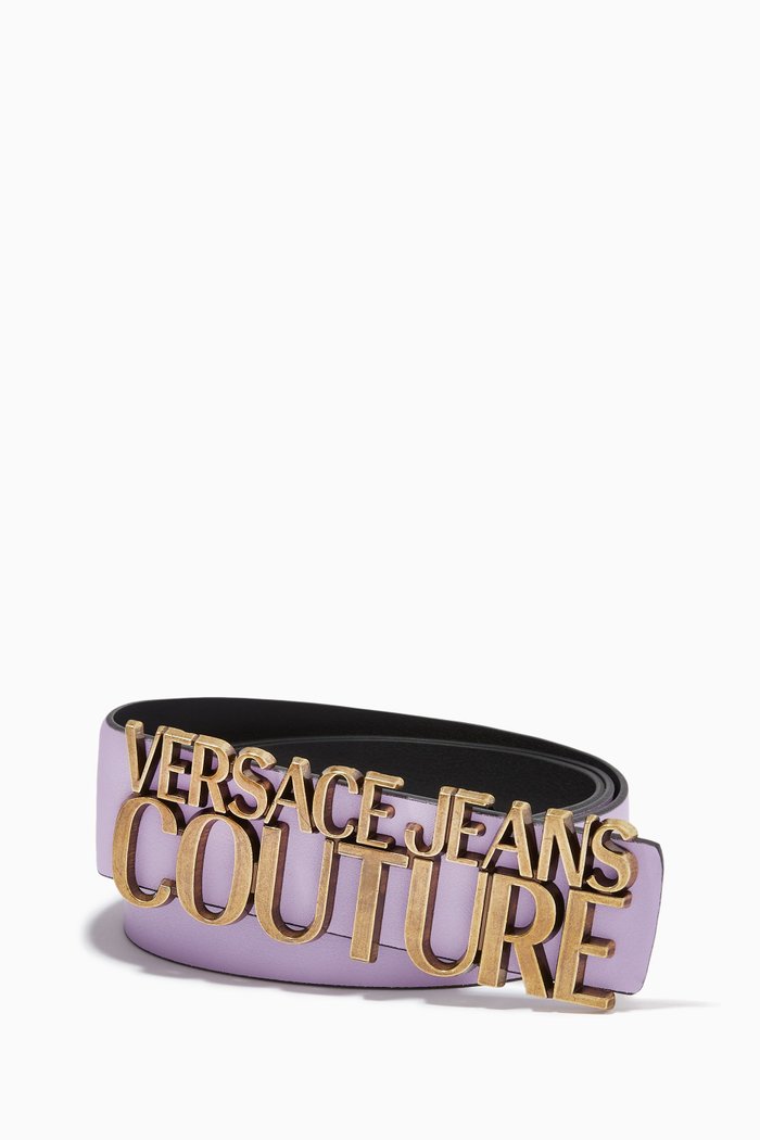 

VJC Belt in Faux Leather, Purple