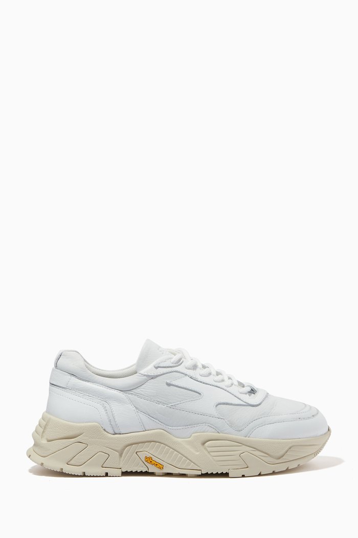 

The Hollen Sneakers in Leather, White