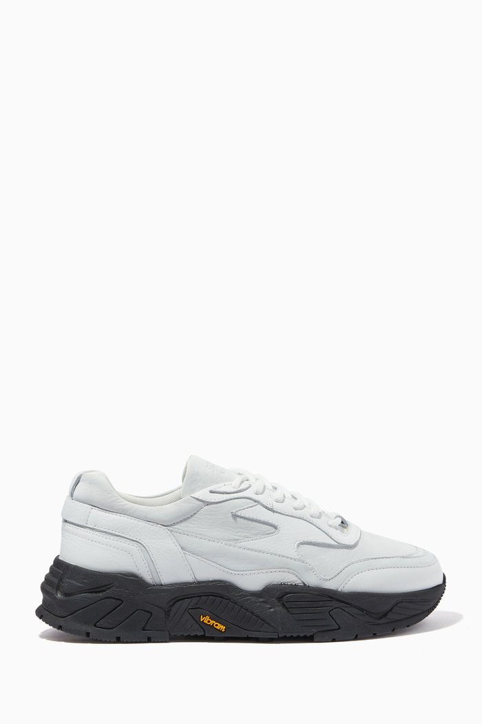 

The Hollen Sneakers in Leather, White