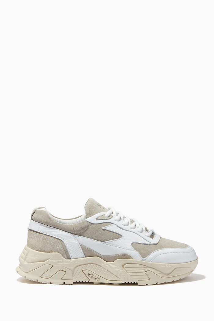 

The Hollen Sneakers in Leather, Neutral