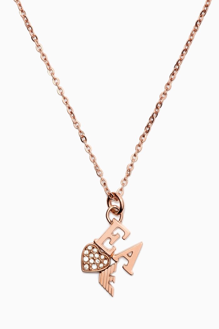 

EA Sentimental Necklace in Stainless Steel, Rose gold